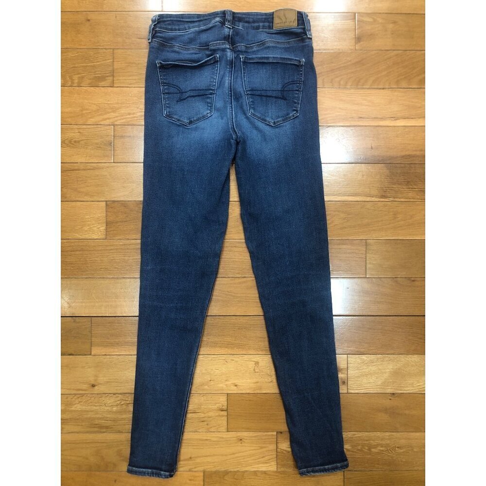 American Eagle Outfitters Next Level Stretch Hi Rise Jegging Size 4 Long - Picture 3 of 11